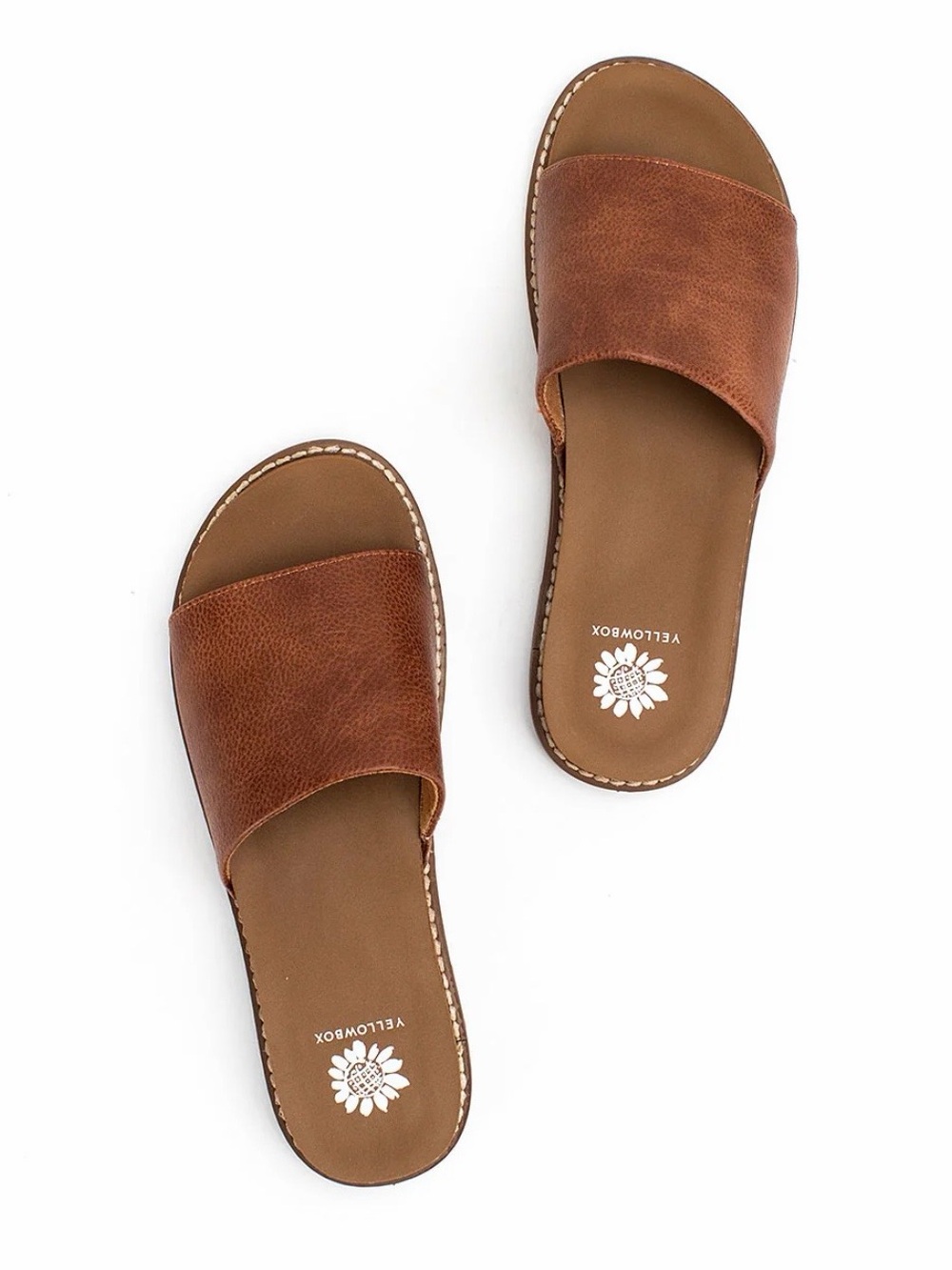 NIB Yellow Box Tan Kalo Slide Sandal Size 10M - Ready for Summer!